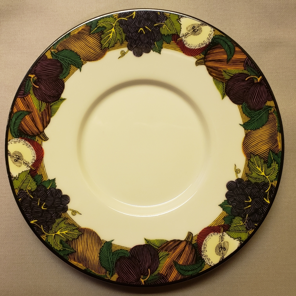 1 Vtg 93 Coffee Tea Hot Chocolate Saucer China Dansk Cornucopia Mint - Picture 4 of 5